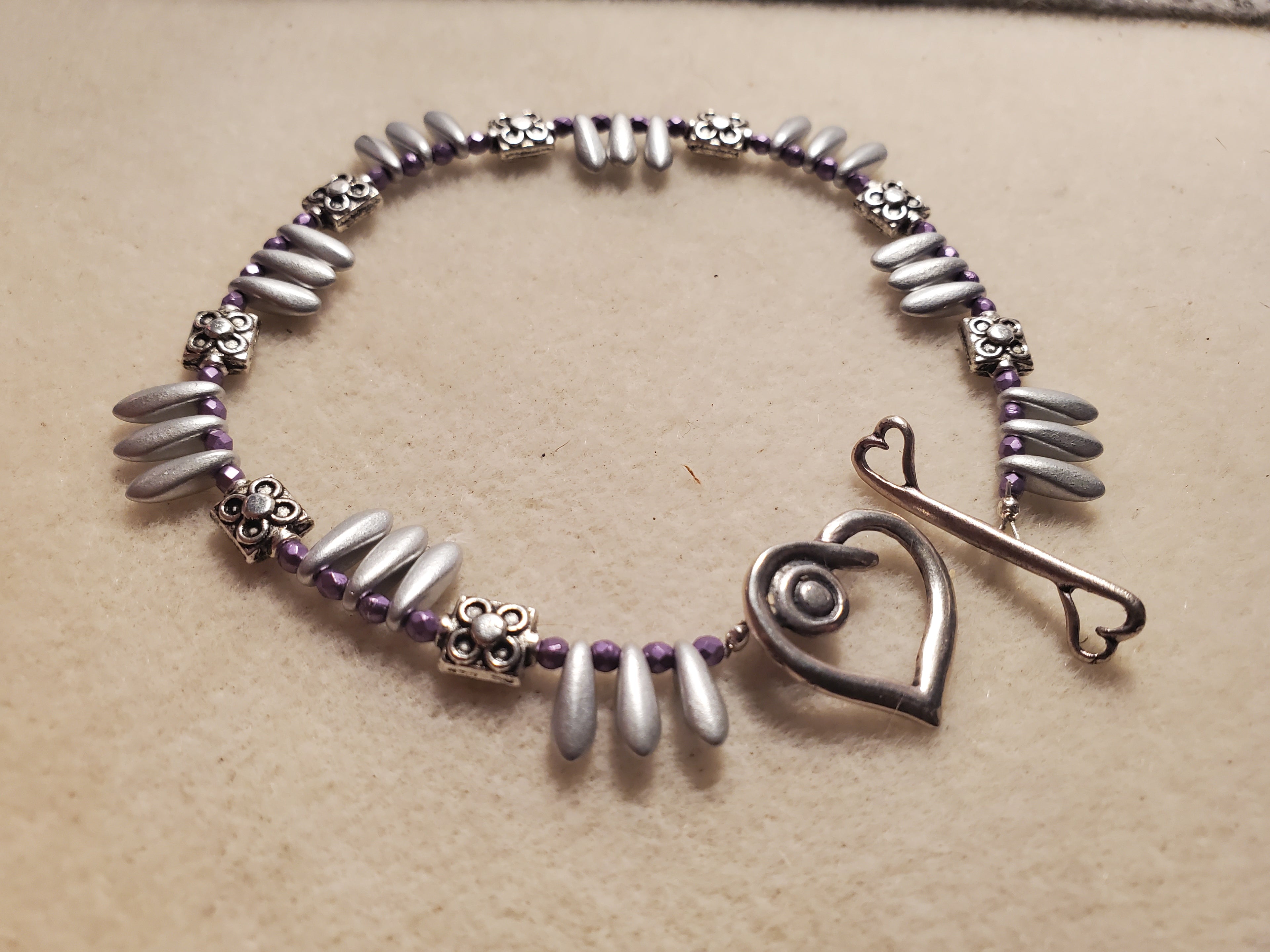 Dagger beaded bracelet