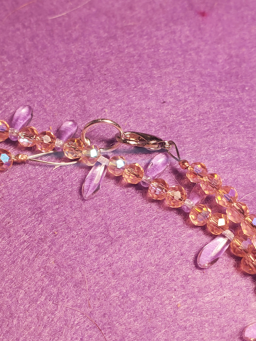 Dagger and 3mm beads