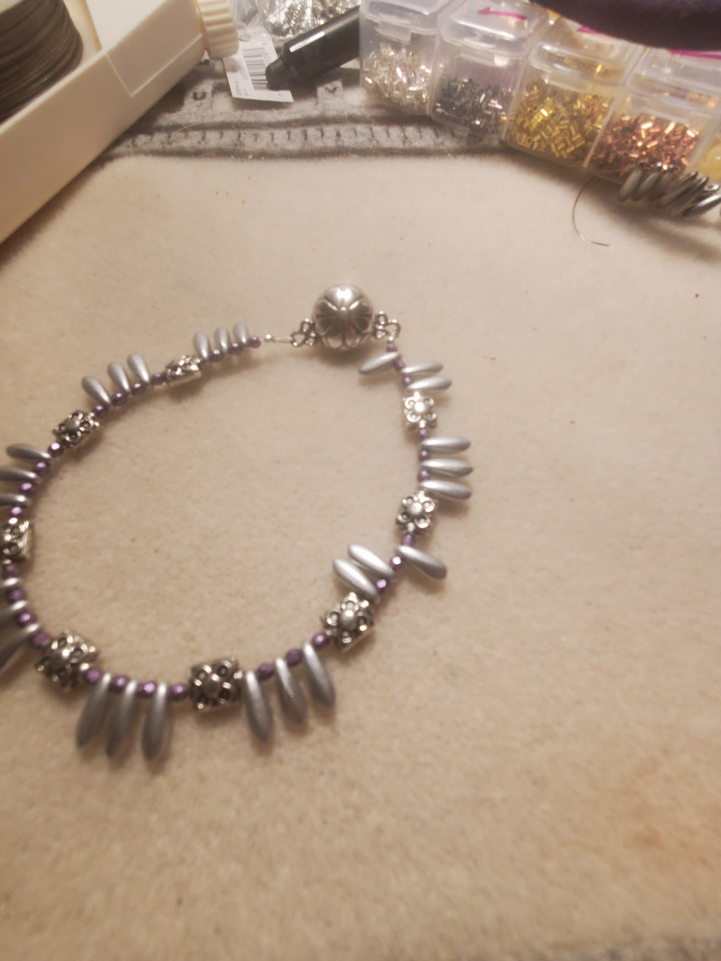 Dagger beaded bracelet